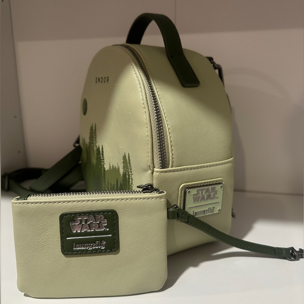 Green Backpack And Wallet Set - image 2